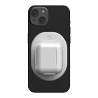 Porcupine AirPack AirPods MagSafe Holder with AirPods connected to iPhone