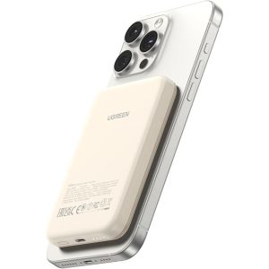 UGREEN Magnetic Wireless 5000mAh Power Bank - White