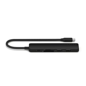 Satechi 6-in-1 USB-C Slim Multi-Port Adapter - Black