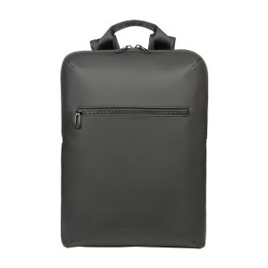 backpack with front zip and handle and straps