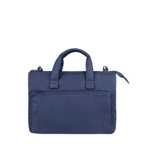 front view of bag with handles and different zip compartments