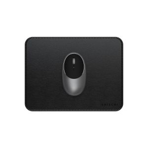 mousepad with Satechi mouse resting on it